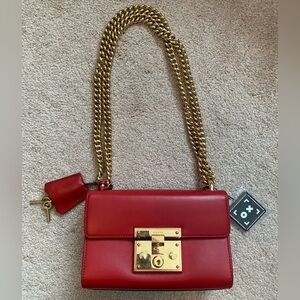 Gucci Leather Padlock Shoulder Bag